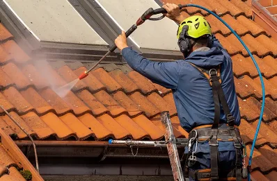 Démoussage et hydrofuge de toiture à Henriville
